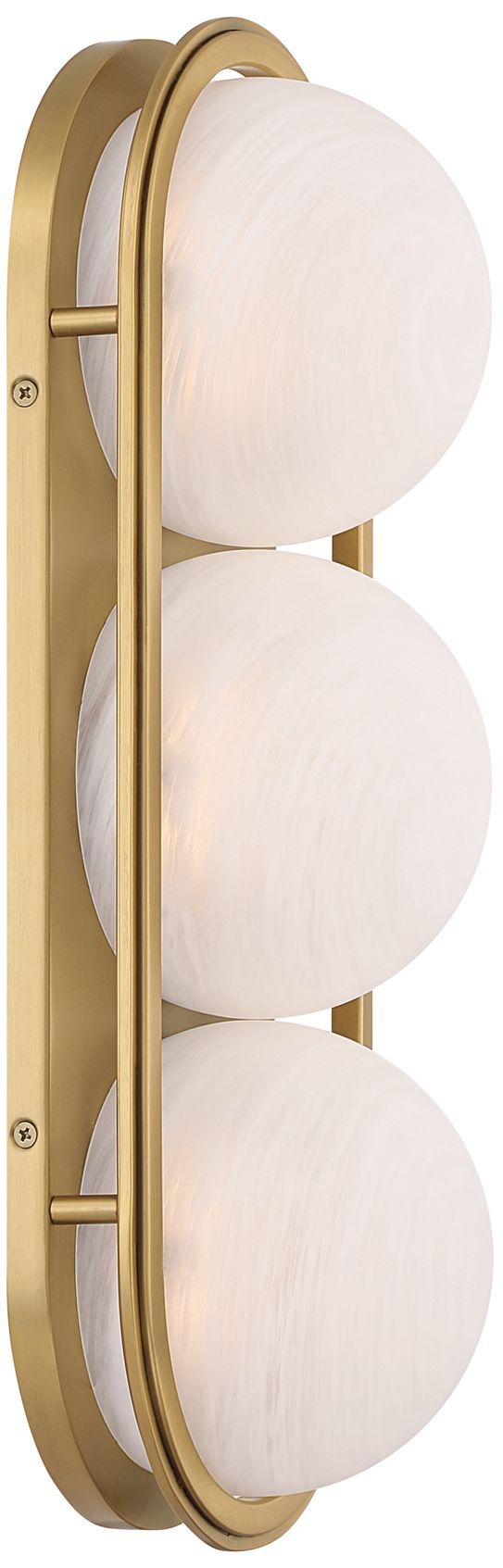 Image 5 Minka Lavery Vanderlane LED 6.25-in Legacy Brass Wall Sconce with Shade more views