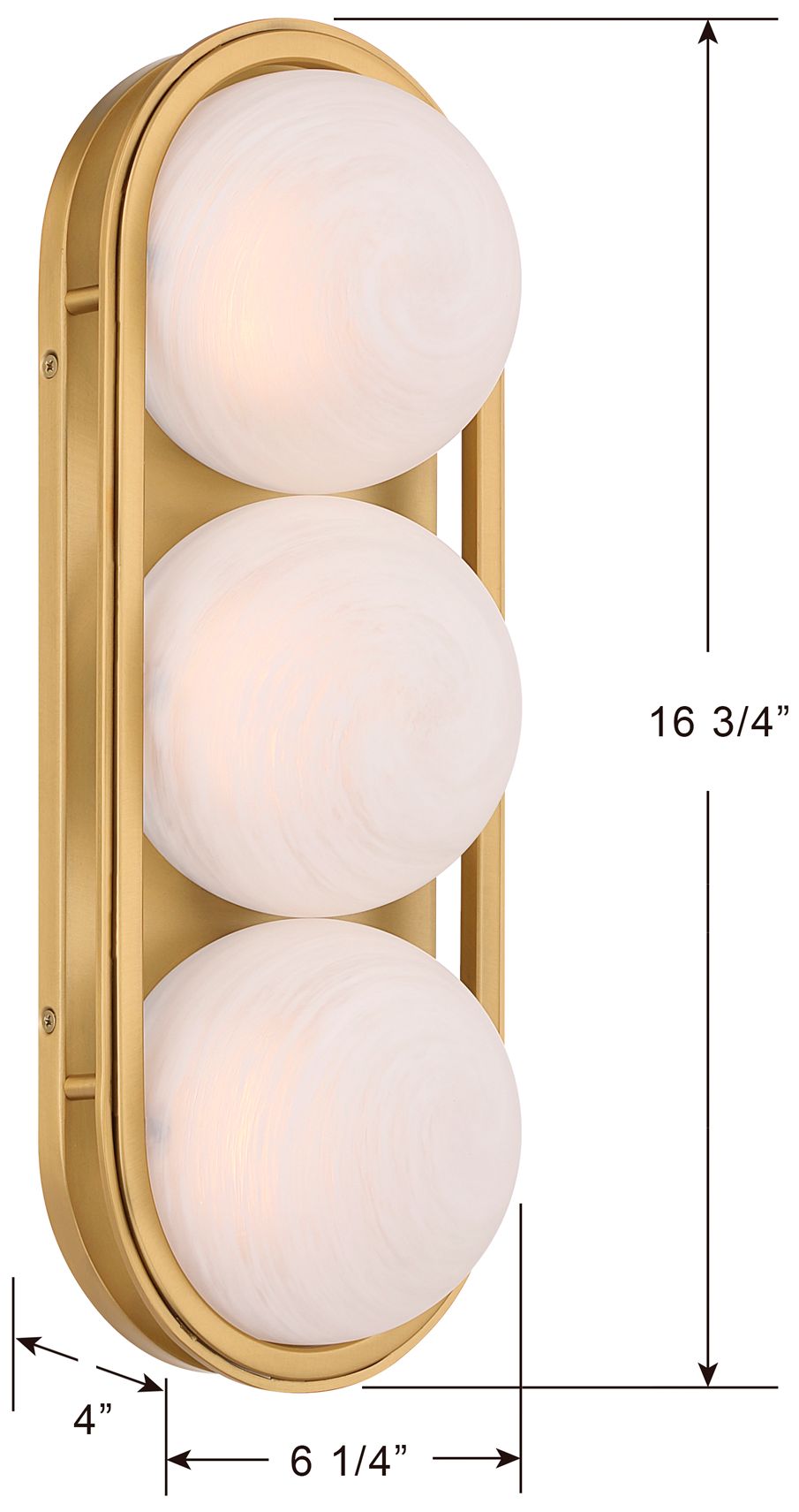 Image 6 Minka Lavery Vanderlane LED 6.25-in Legacy Brass Wall Sconce with Shade more views