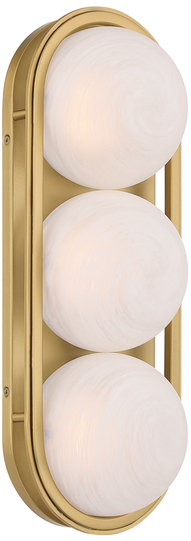 Minka Lavery Vanderlane LED 6.25-in Legacy Brass Wall Sconce with Shade