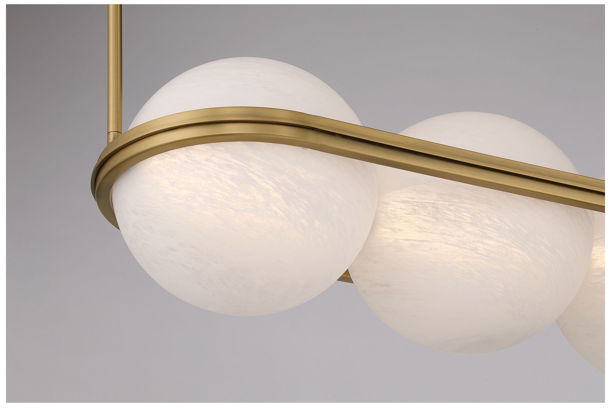 Minka Lavery Vanderlane LED-Light 10.5-in Legacy Brass Linear Chandelier