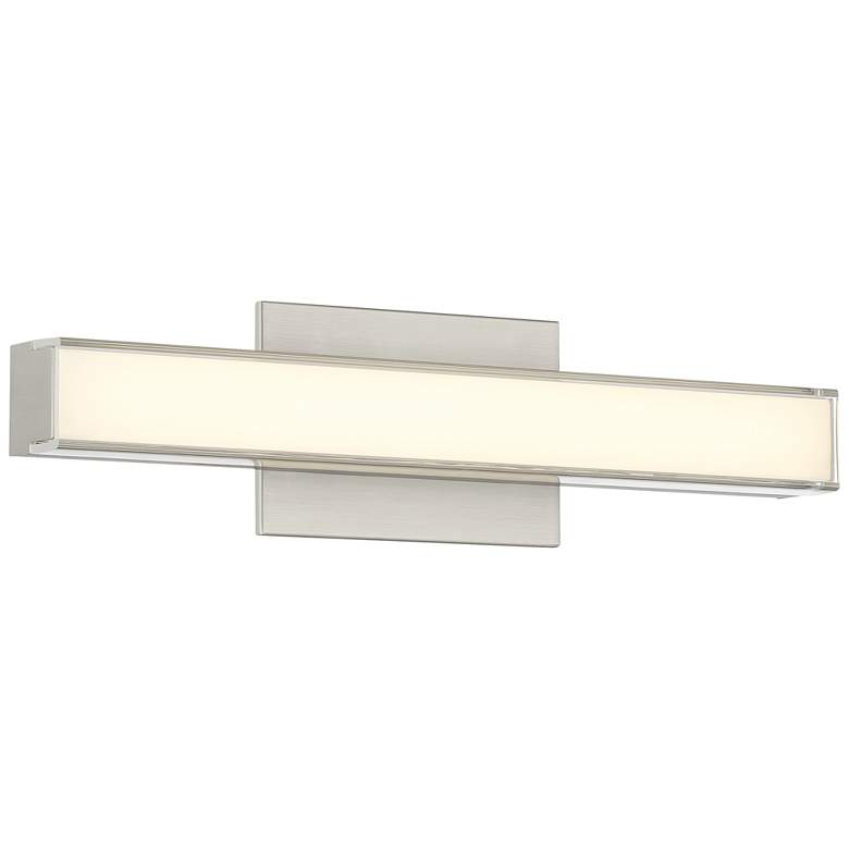 Image 1 Minka Lavery Vantage 1-Light 18-in Brushed Nickel Indoor Vanity Light