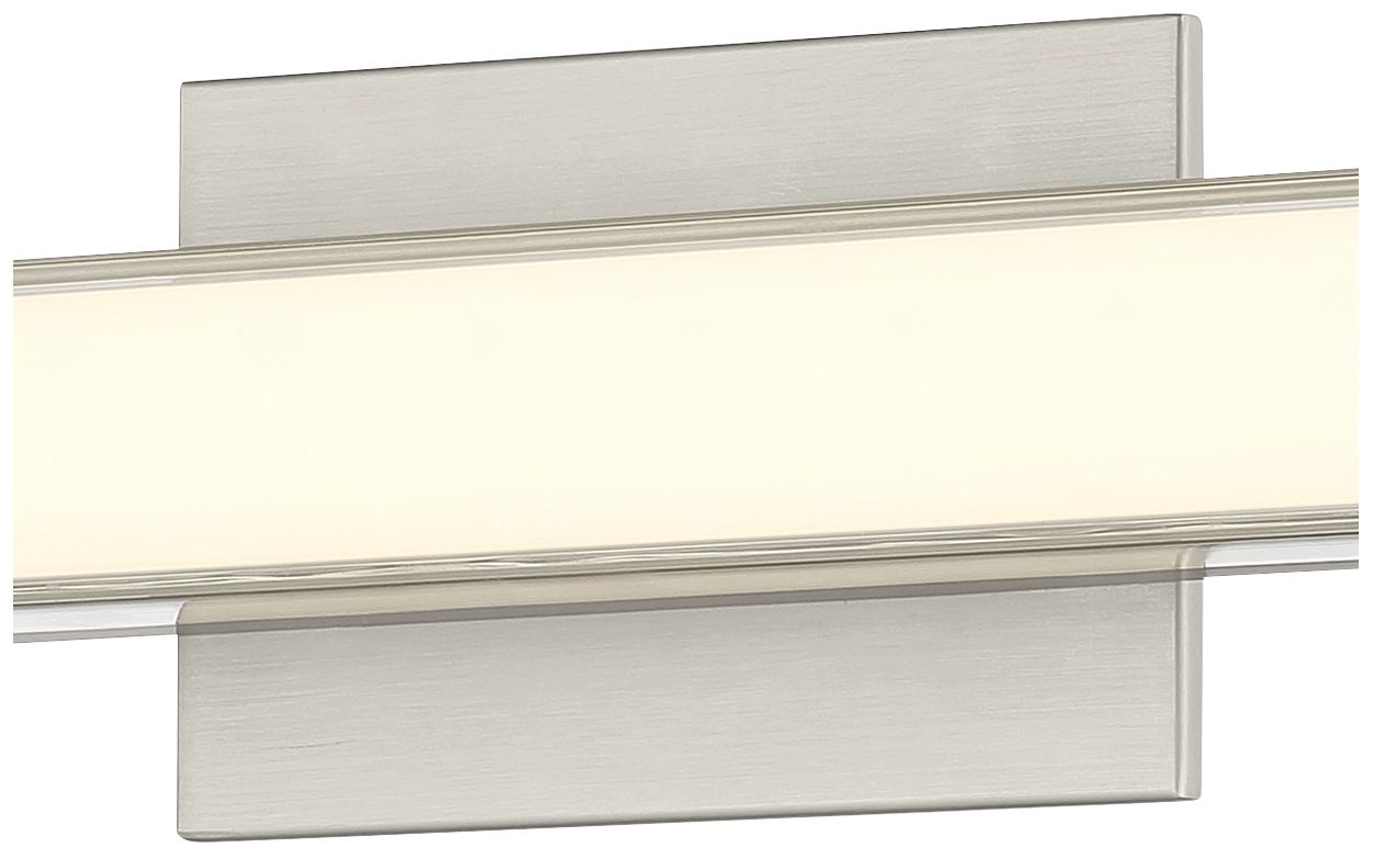 Image 3 Minka Lavery Vantage 1-Light 18-in Brushed Nickel Indoor Vanity Light more views