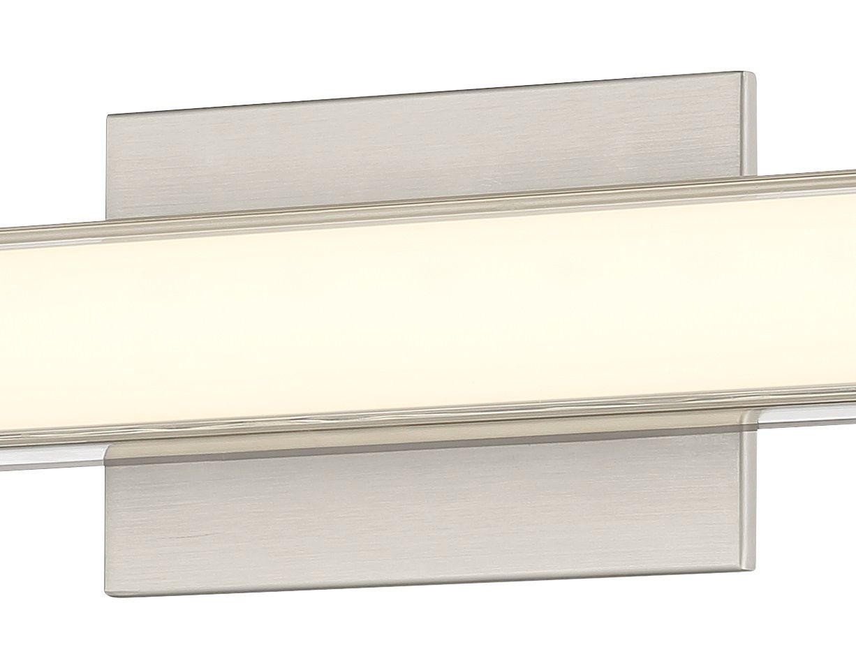 Thumbnail4 of Minka Lavery Vantage 1-Light 18-in Brushed Nickel Indoor Vanity Light more views
