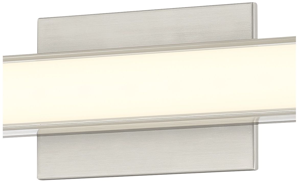 Image 3 Minka Lavery Vantage 1-Light 24-in Brushed Nickel Indoor Vanity Light more views