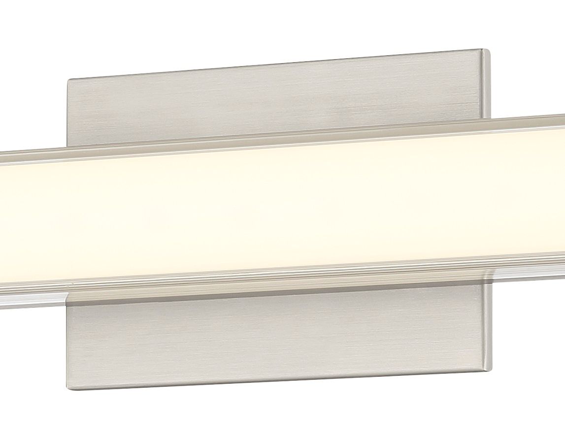 Image 4 Minka Lavery Vantage 1-Light 24-in Brushed Nickel Indoor Vanity Light more views