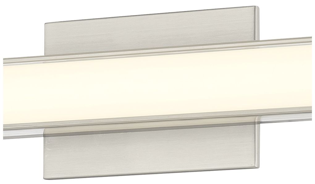 Image 3 Minka Lavery Vantage 1-Light 36-in Brushed Nickel Indoor Vanity Light more views