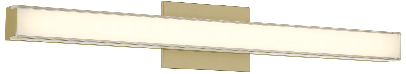 Minka Lavery Vantage 1-Light CCT LED Ashen Brass Bath Vanity Light