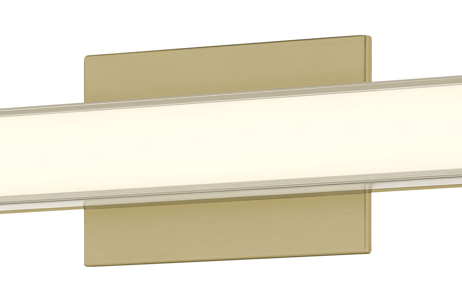 Image 3 Minka Lavery Vantage 1-Light CCT LED Ashen Brass Bath Vanity Light more views