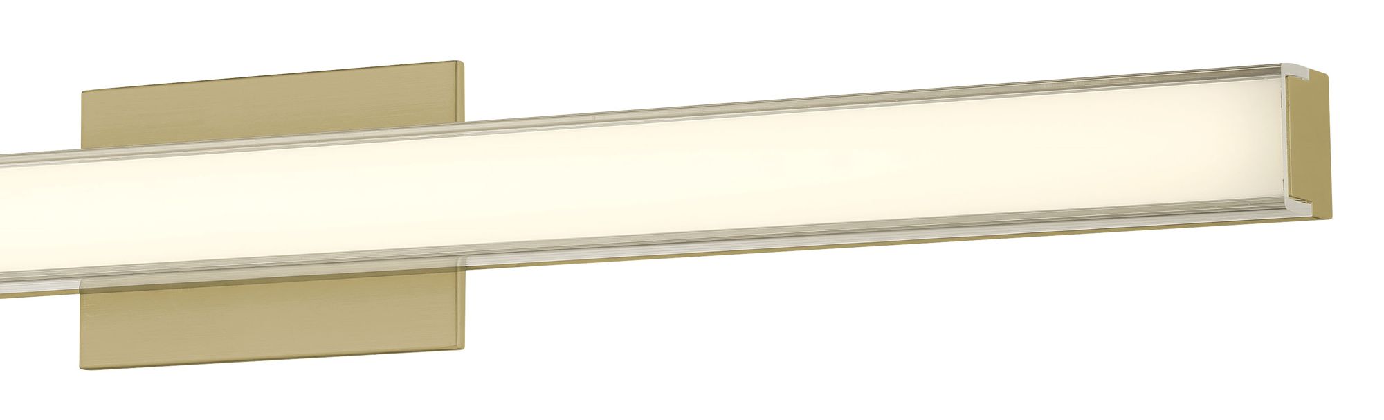 Image 2 Minka Lavery Vantage 1-Light CCT LED Ashen Brass Bath Vanity Light more views