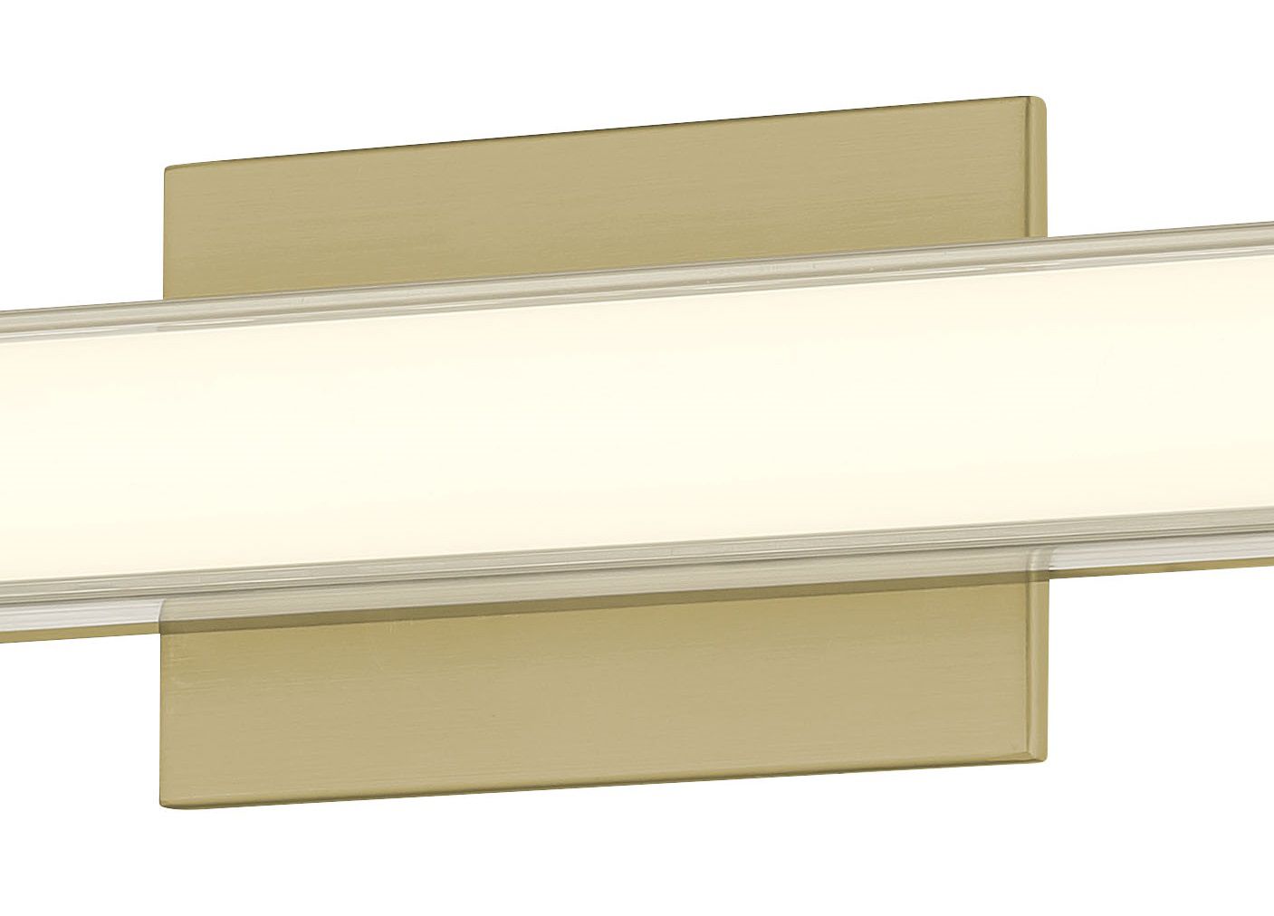 Image 3 Minka Lavery Vantage 1-Light CCT LED Ashen Brass Bath Vanity Light more views