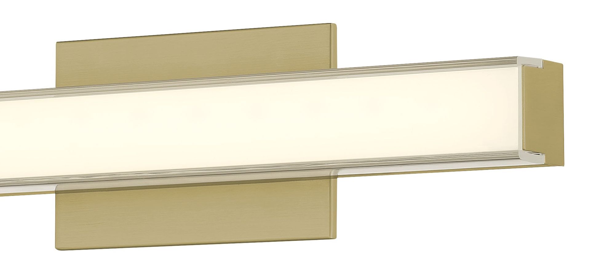 Image 5 Minka Lavery Vantage 1-Light CCT LED Ashen Brass Bath Vanity Light more views