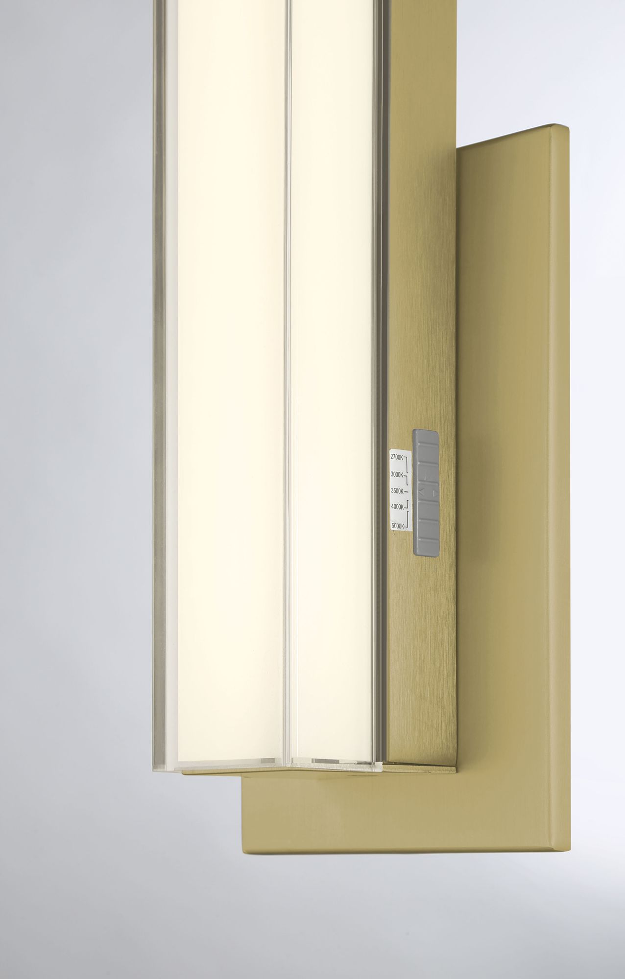 Image 4 Minka Lavery Vantage 1-Light CCT LED Ashen Brass Wall Sconce more views