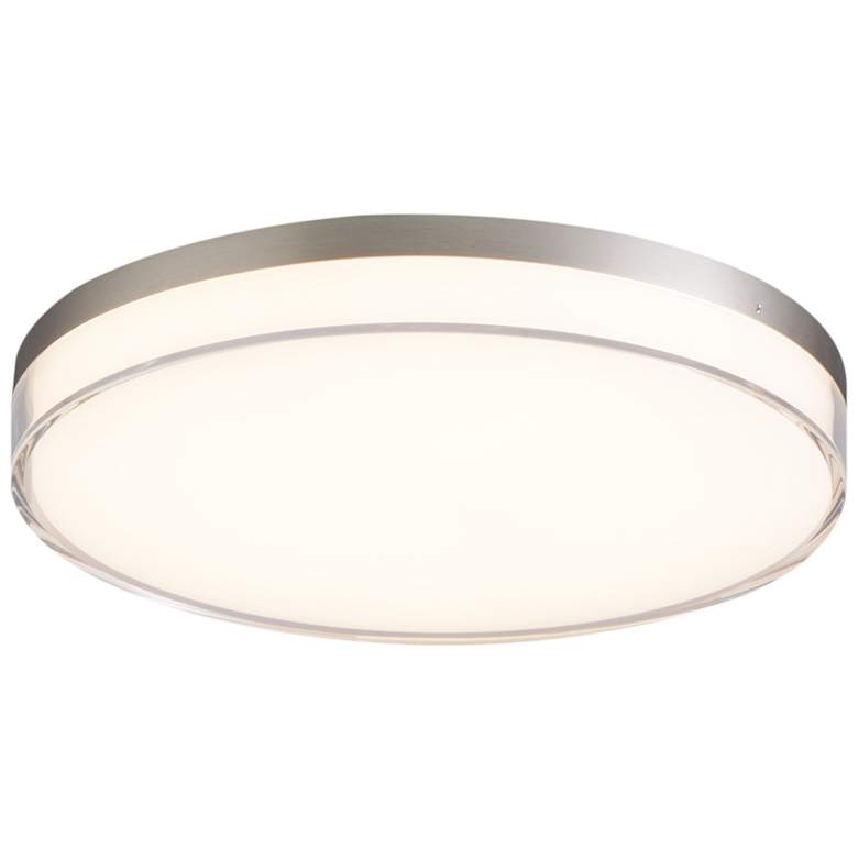 Image 1 Minka Lavery Vantage 11" Wide LED Brushed Nickel Flush Mount