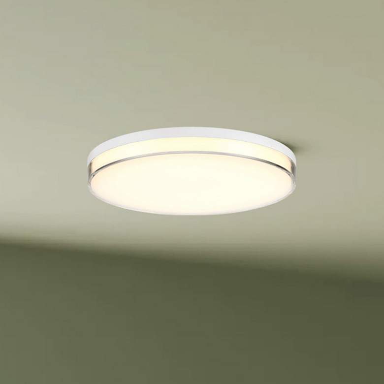 Image 1 Minka-Lavery Vantage 13" Wide LED White Flush Mount Ceiling Light