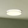 1_Minka-Lavery Vantage 13" Wide LED White Flush Mount Ceiling Light