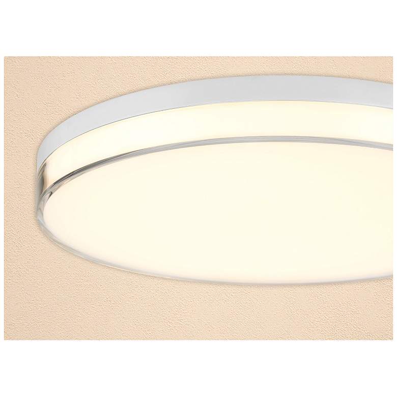 Image 4 Minka-Lavery Vantage 13" Wide LED White Flush Mount Ceiling Light more views