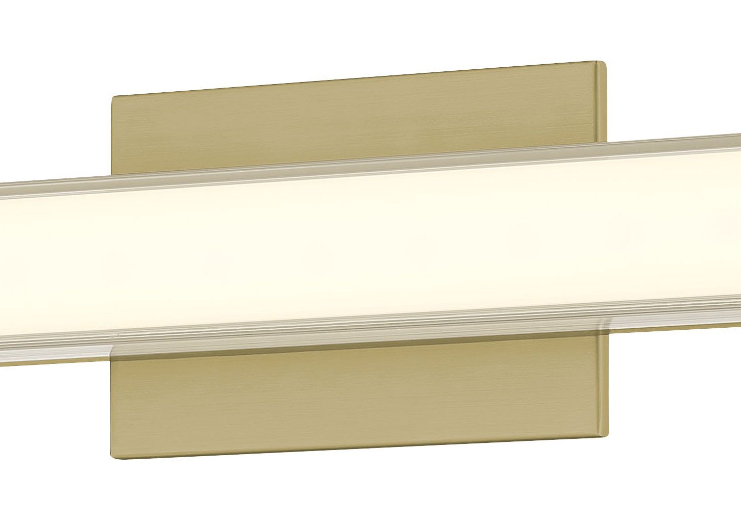 Image 3 Minka Lavery Vantage 24 in. 5CCT LED Ashen Brass Vanity Light with Shade more views