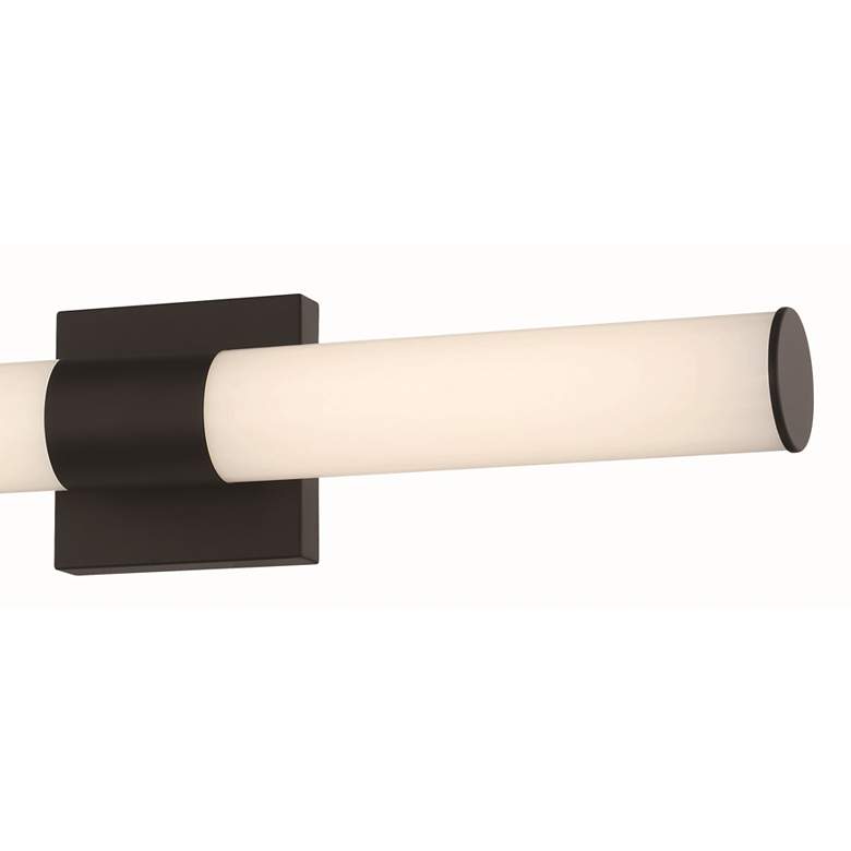 Image 2 Minka-Lavery Vantage 24" Wide LED Black Bath Wall Sconce more views
