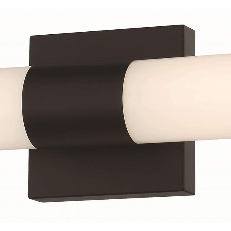 Image 3 Minka-Lavery Vantage 24" Wide LED Black Bath Wall Sconce more views