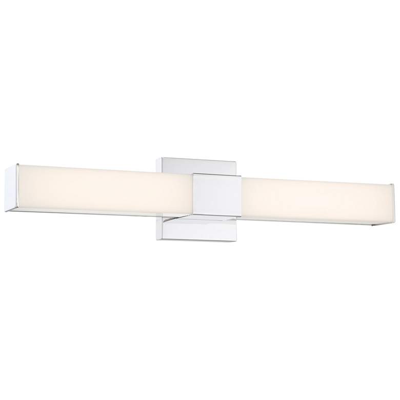 Image 1 Minka Lavery Vantage 24" Wide White and Chrome LED Bath Light