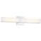 Minka Lavery Vantage 24" Wide White and Chrome LED Bath Light