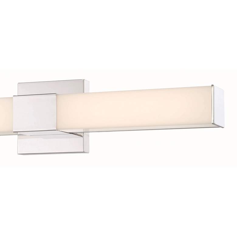 Image 2 Minka Lavery Vantage 24" Wide White and Chrome LED Bath Light more views