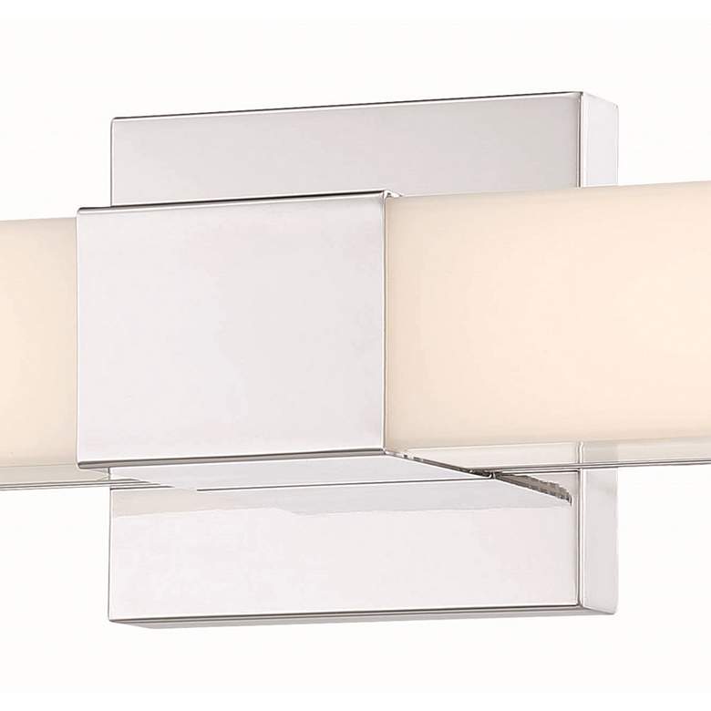 Image 3 Minka Lavery Vantage 24" Wide White and Chrome LED Bath Light more views