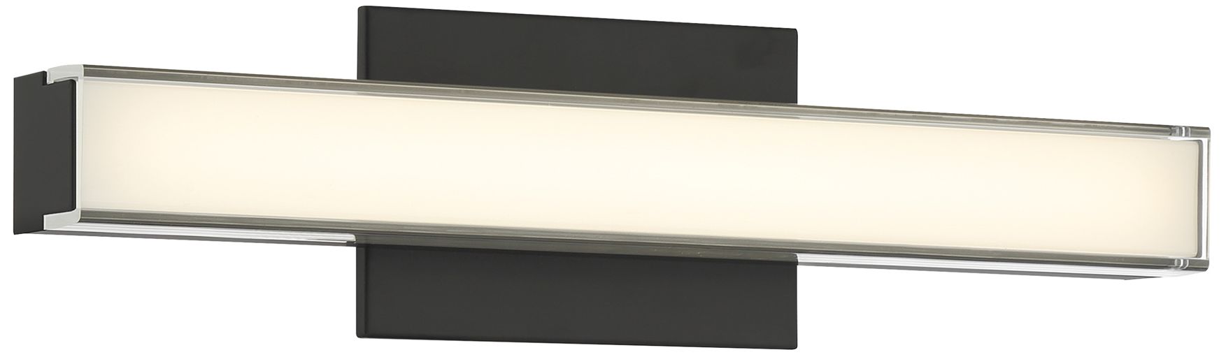 Thumbnail1 of Minka Lavery Vantage 5CCT LED 18-in Coal Black Vanity Light with Shade