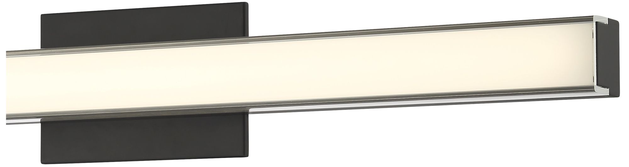 Image 2 Minka Lavery Vantage 5CCT LED 30-in Coal Black Vanity Light with Shade more views