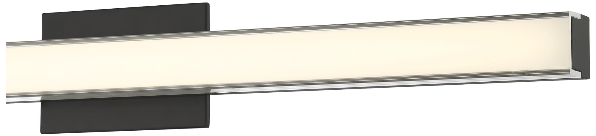 Thumbnail2 of Minka Lavery Vantage 5CCT LED 36-in Coal Black Vanity Light with Shade more views