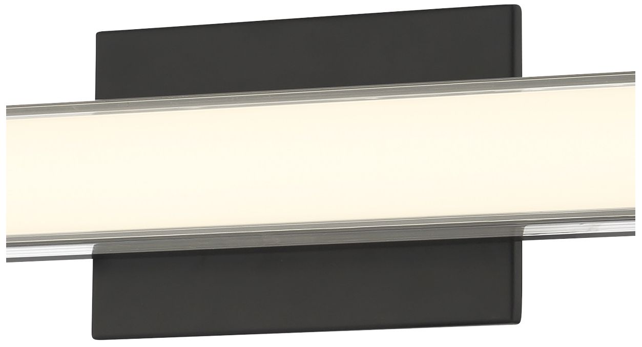 Thumbnail3 of Minka Lavery Vantage 5CCT LED 36-in Coal Black Vanity Light with Shade more views