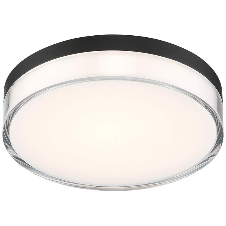 Image 2 Minka Lavery Vantage 7" LED Black and White Acrylic LED Ceiling Light