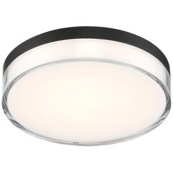 Minka Lavery Vantage 7" LED Black and White Acrylic LED Ceiling Light