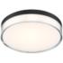 Minka Lavery Vantage 7" LED Black and White Acrylic LED Ceiling Light