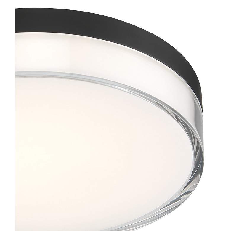 Image 3 Minka Lavery Vantage 7" LED Black and White Acrylic LED Ceiling Light more views