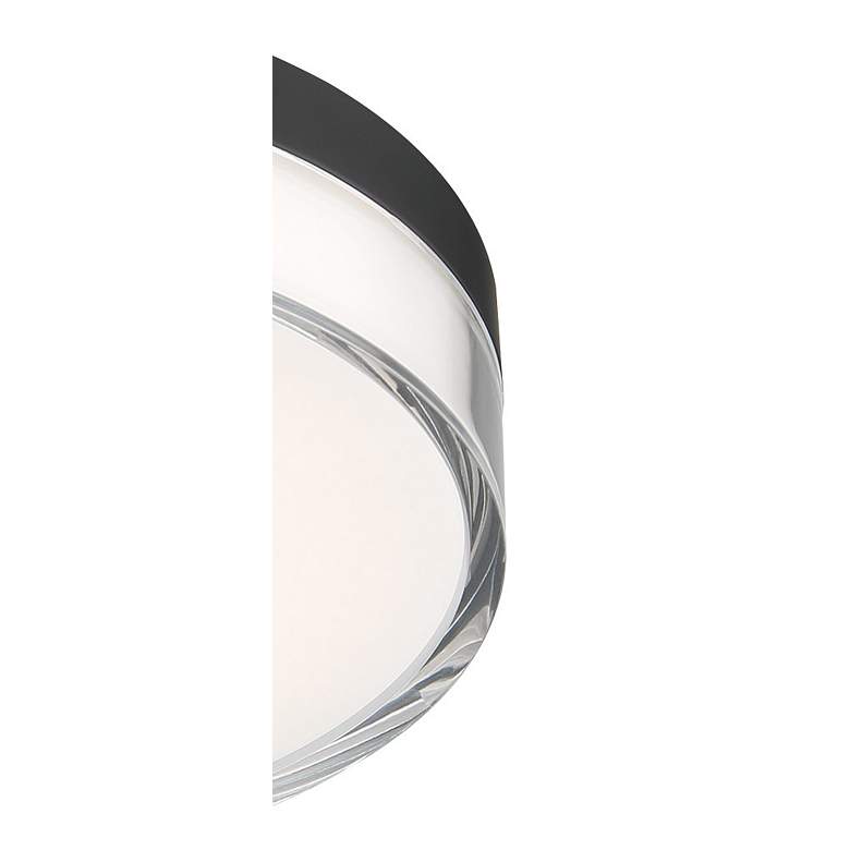 Image 4 Minka Lavery Vantage 7" LED Black and White Acrylic LED Ceiling Light more views