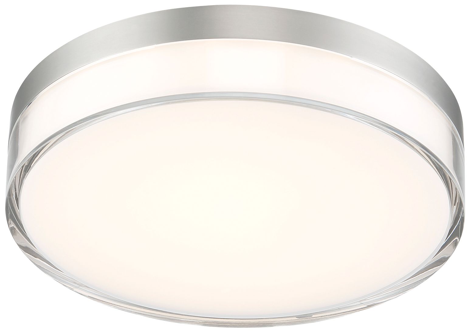 Minka Lavery Vantage LED 1-Light Brushed Nickel Flush Mount