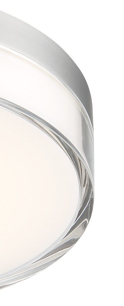 Image 3 Minka Lavery Vantage LED 1-Light Brushed Nickel Flush Mount more views