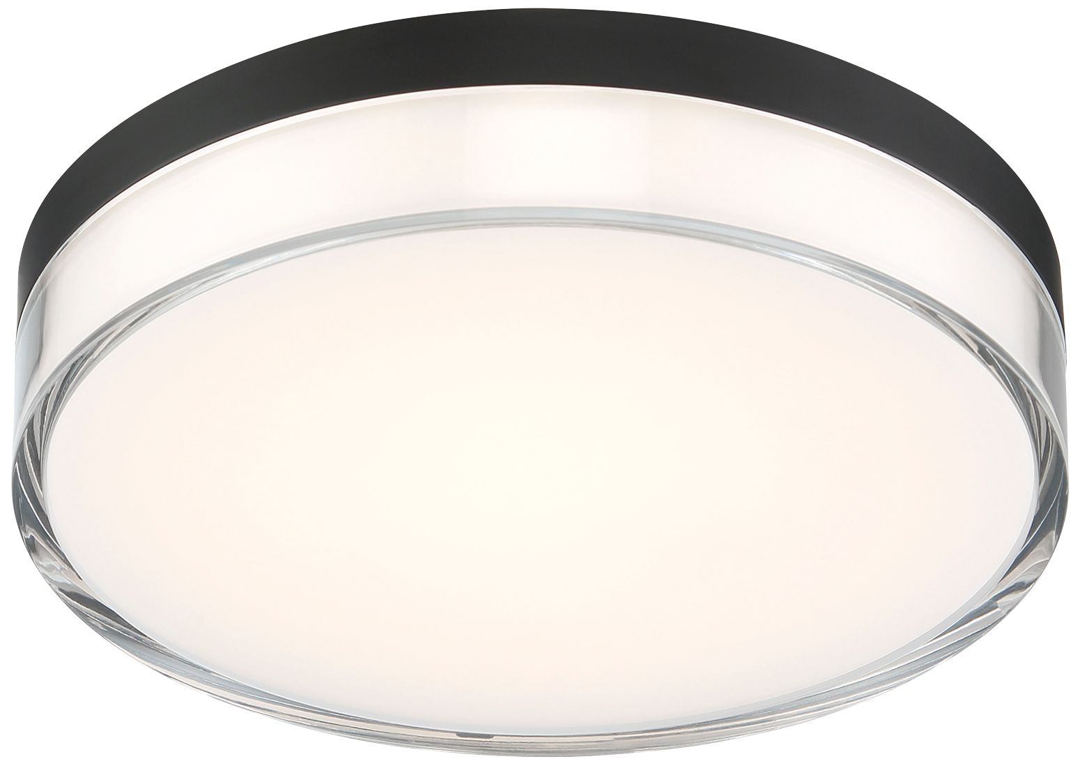 Image 2 Minka Lavery Vantage LED 1-Light Coal Flush Mount with Acrylic Lens