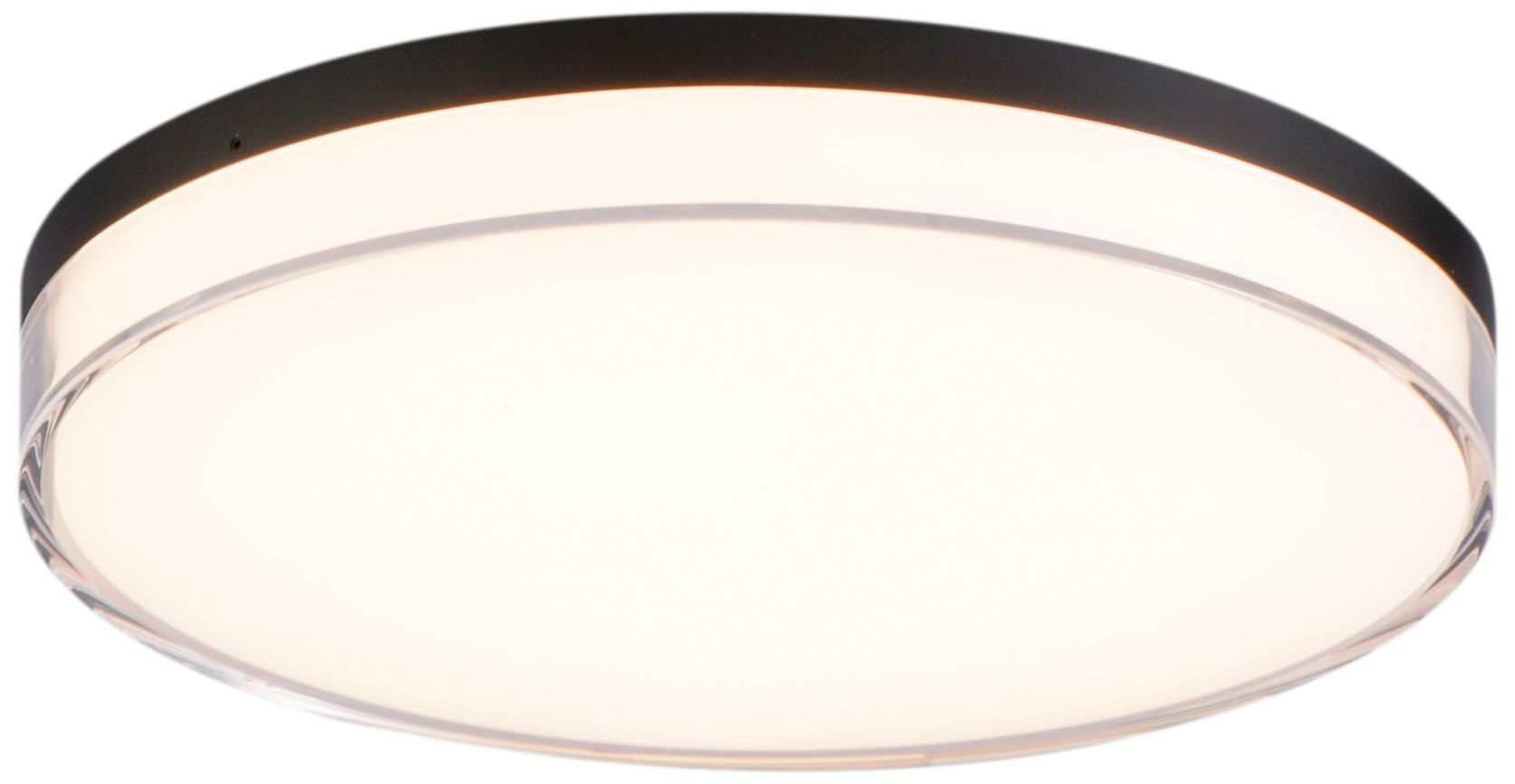 Image 2 Minka Lavery Vantage LED 11-in Coal Black Flush Mount with Acrylic Shade