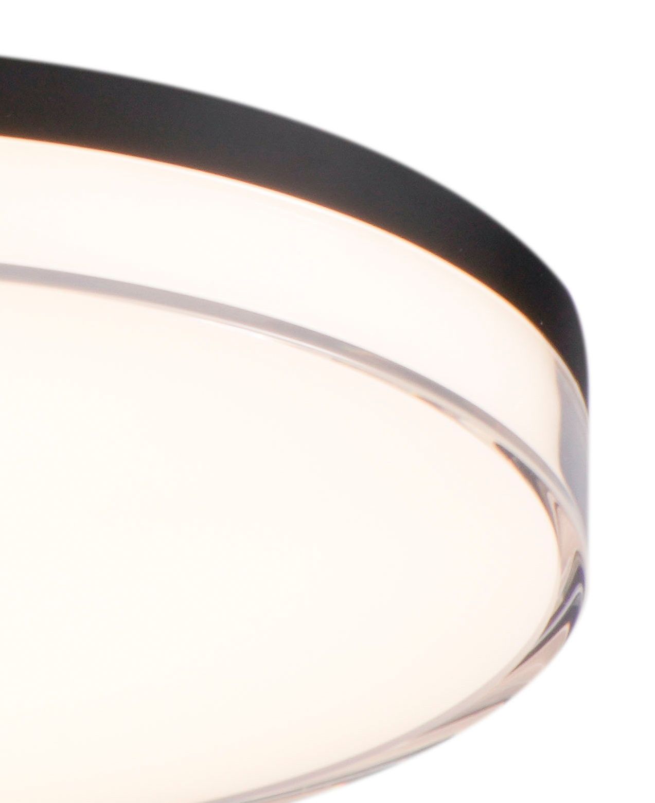 Image 3 Minka Lavery Vantage LED 11-in Coal Black Flush Mount with Acrylic Shade more views