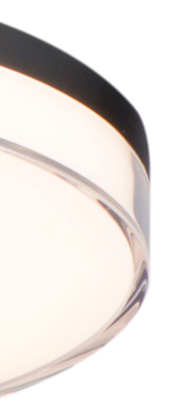 Image 4 Minka Lavery Vantage LED 11-in Coal Black Flush Mount with Acrylic Shade more views