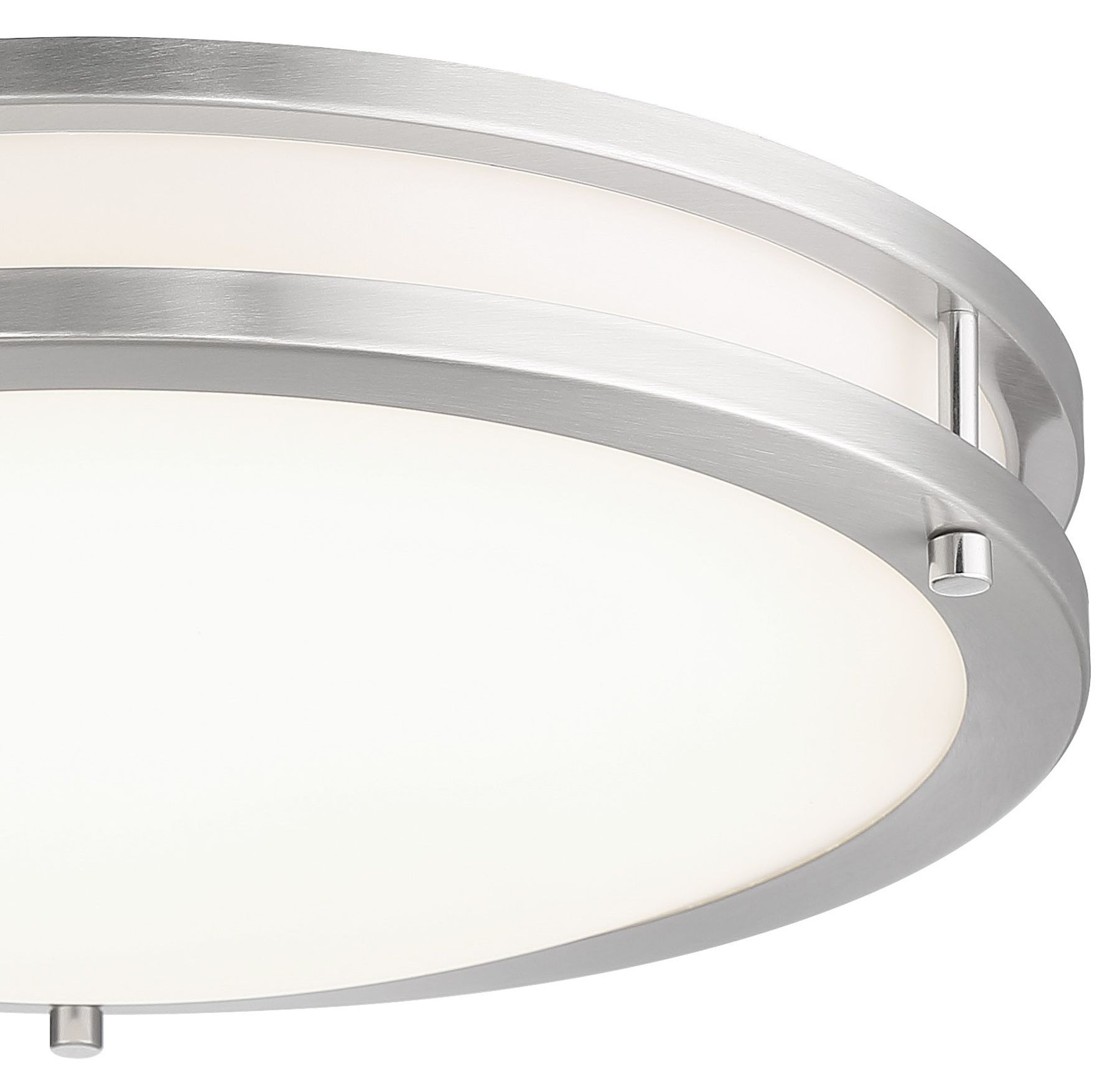 Thumbnail4 of Minka-Lavery Vantage LED 13.75-in Brushed Nickel Flush Mount more views
