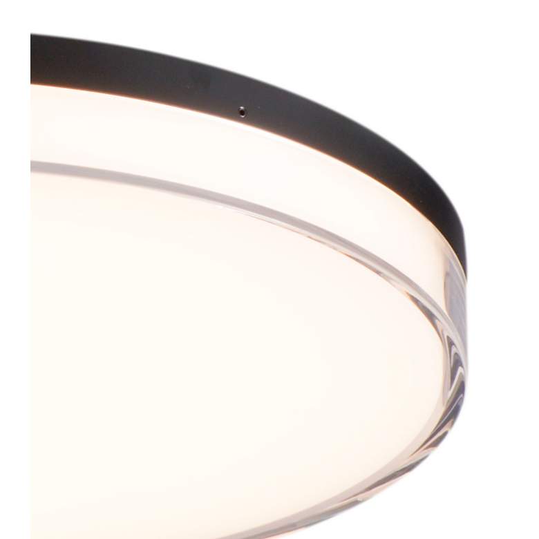 Image 2 Minka Lavery Vantage LED 13-in Coal Black Flush Mount with Acrylic Shade more views