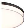 2_Minka Lavery Vantage LED 13-in Coal Black Flush Mount with Acrylic Shade more views