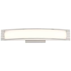 Minka Lavery Vantage LED 24-in Brushed Nickel Vanity Light with Shade