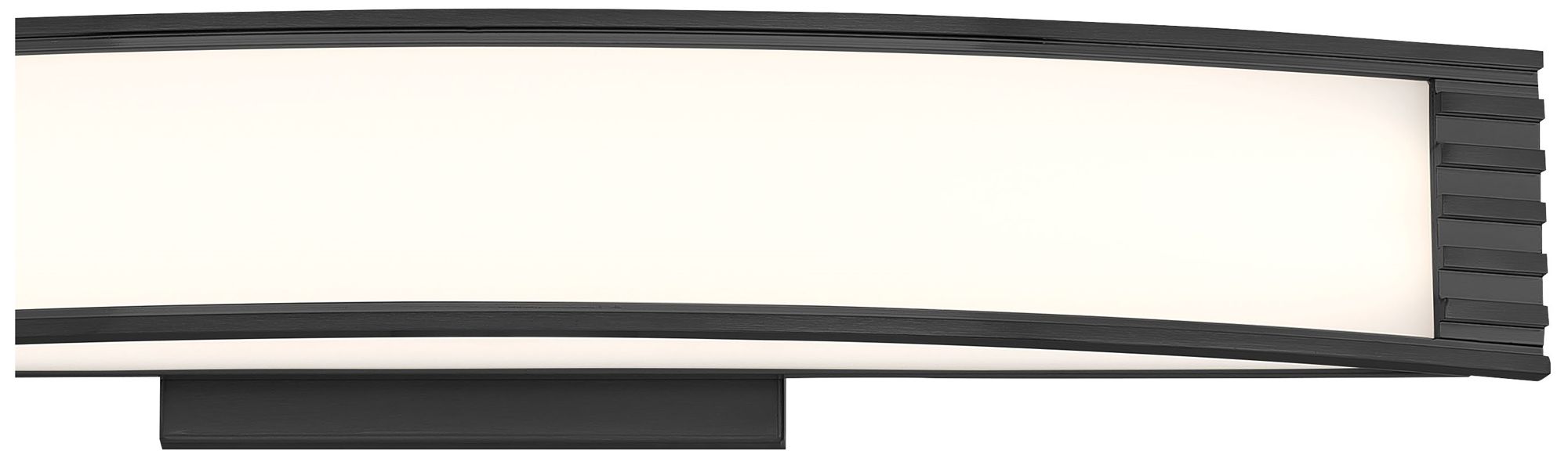 Image 2 Minka Lavery Vantage LED 24-in Coal Black Vanity Light with Acrylic Shades more views