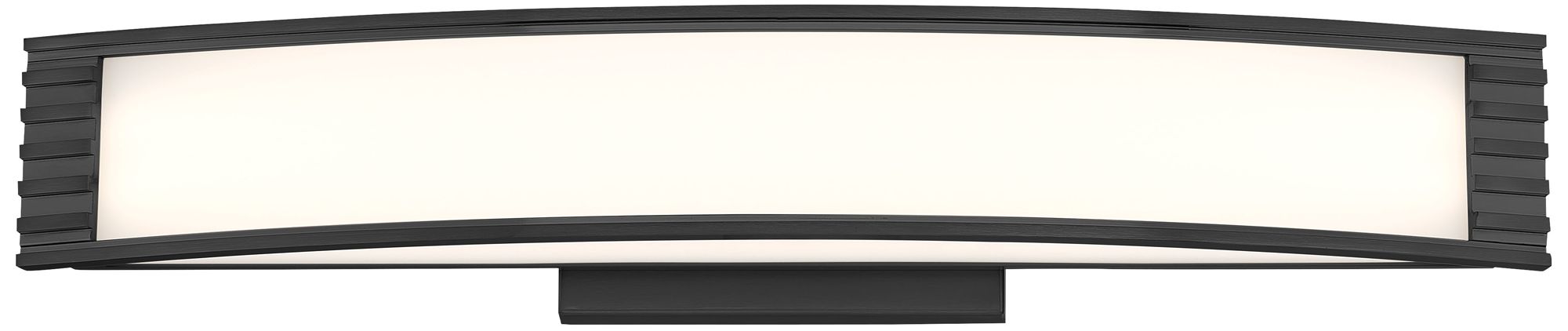 Image 4 Minka Lavery Vantage LED 24-in Coal Black Vanity Light with Acrylic Shades more views