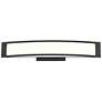 4_Minka Lavery Vantage LED 24-in Coal Black Vanity Light with Acrylic Shades more views