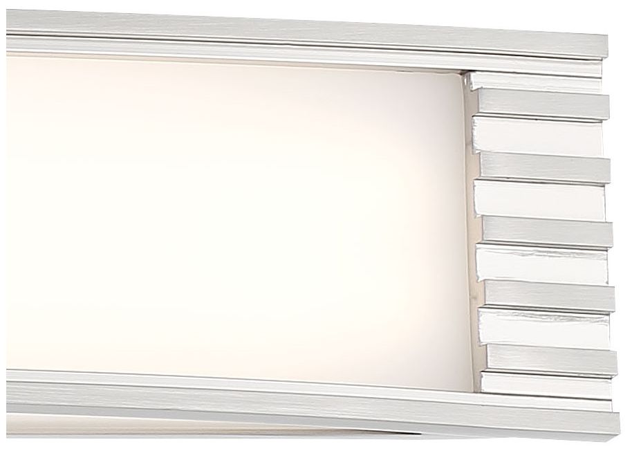 Image 3 Minka Lavery Vantage LED 32-in Brushed Nickel Vanity Light with Shade more views